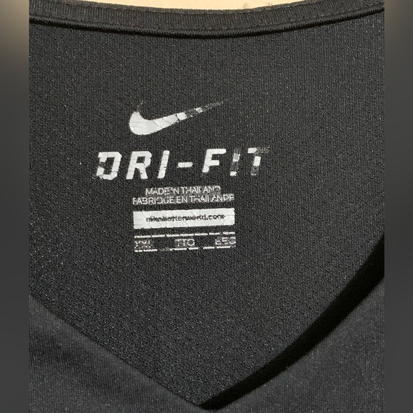 MENS NIKE black drifit cutoff sz XXL - Picture 2 of 5